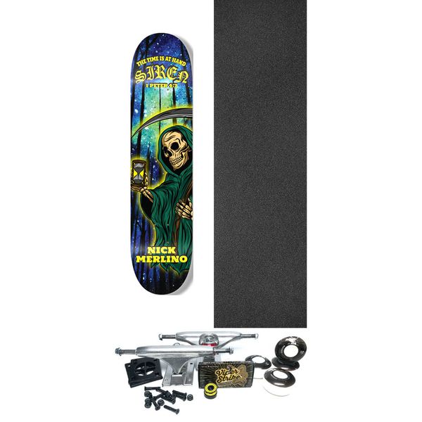 Siren Skateboards Nick Merlino The End Skateboard Deck - 8.37" x 32" - Complete Skateboard Bundle